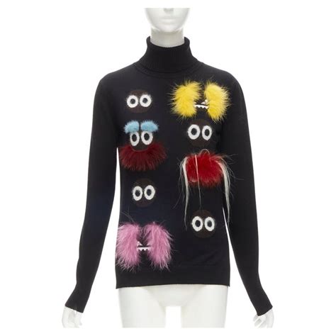 fendi monster sweater women& 39|Fendi jumper women's sale.